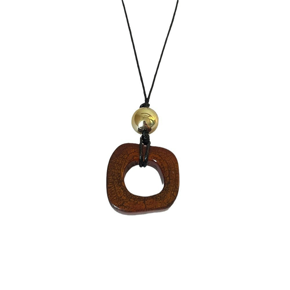 Geometric Square Necklace Design Of Special Interest