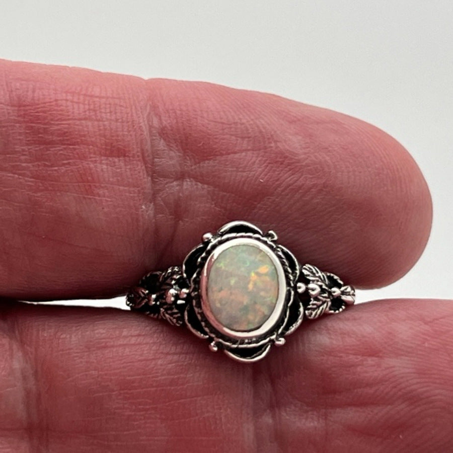 Moonstone Resin Ring Psychedelic Fashion Party